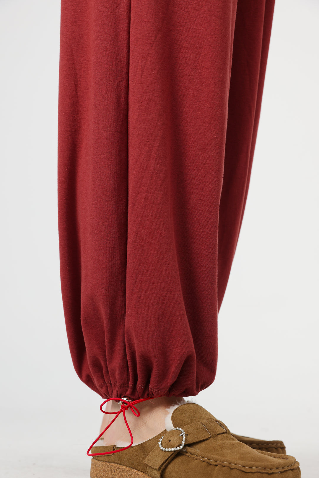Attached Red Jumpsuit