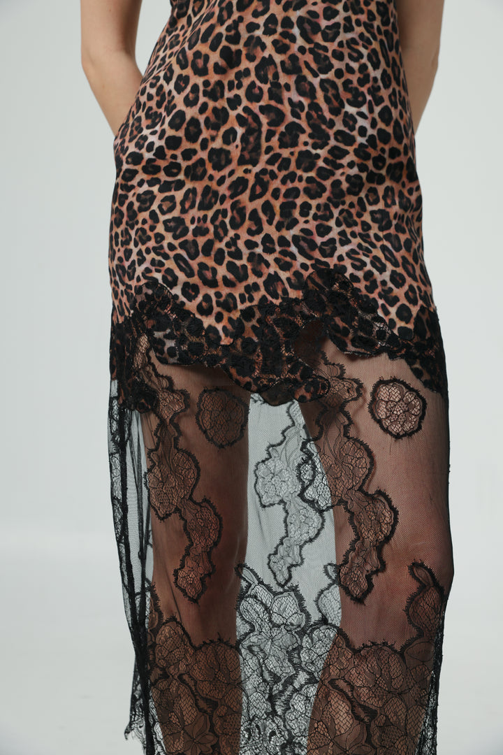 Starry Leopard Dress