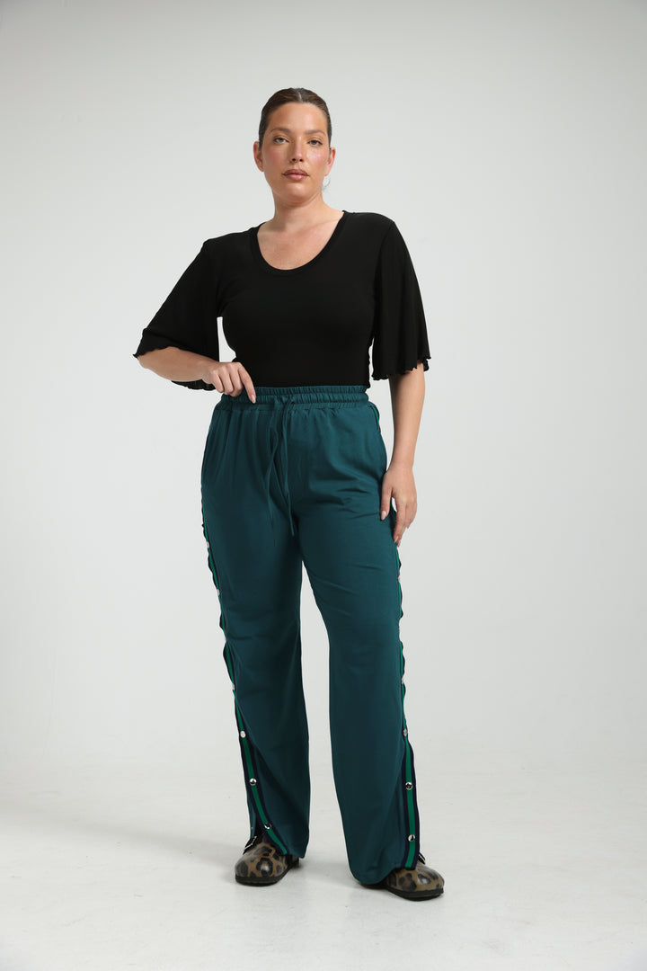 Popper Black/Brown Joggers