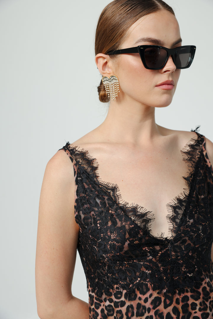 Starry Leopard Dress