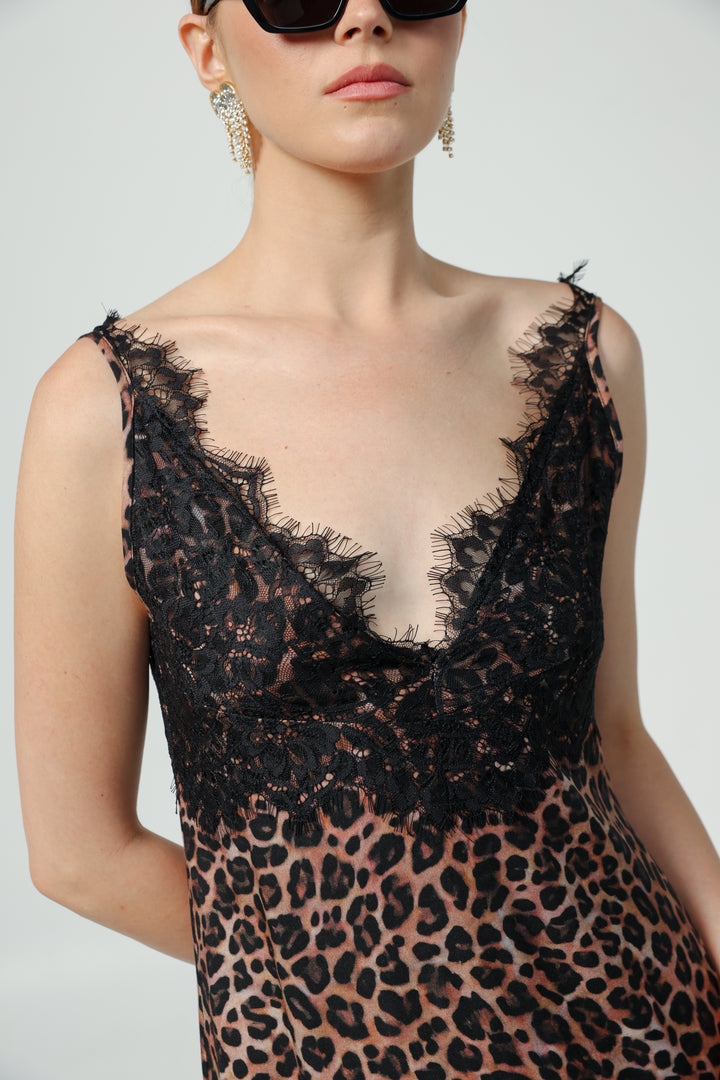 Starry Leopard Dress