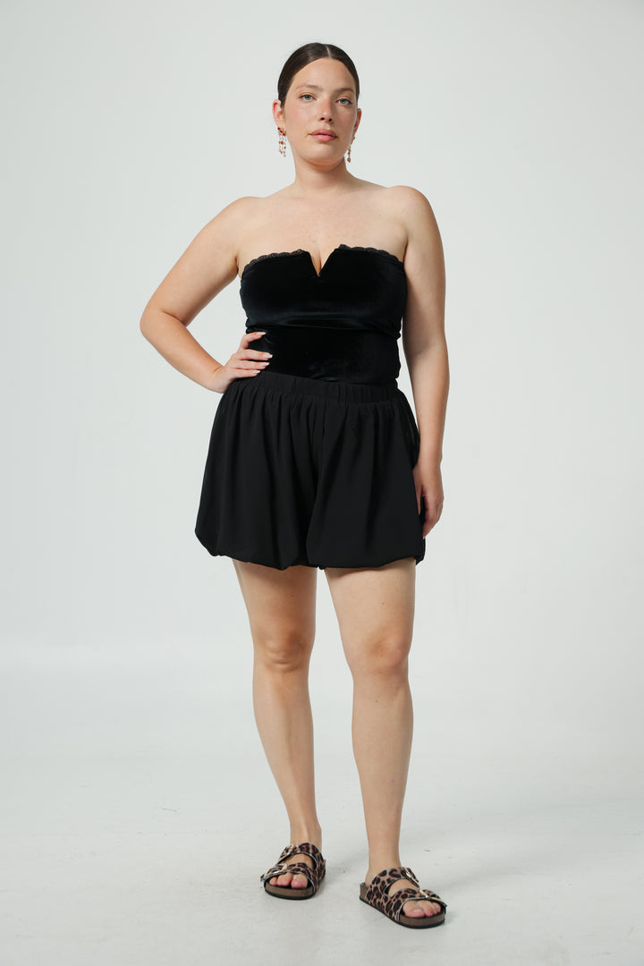 Sura Black Shorts