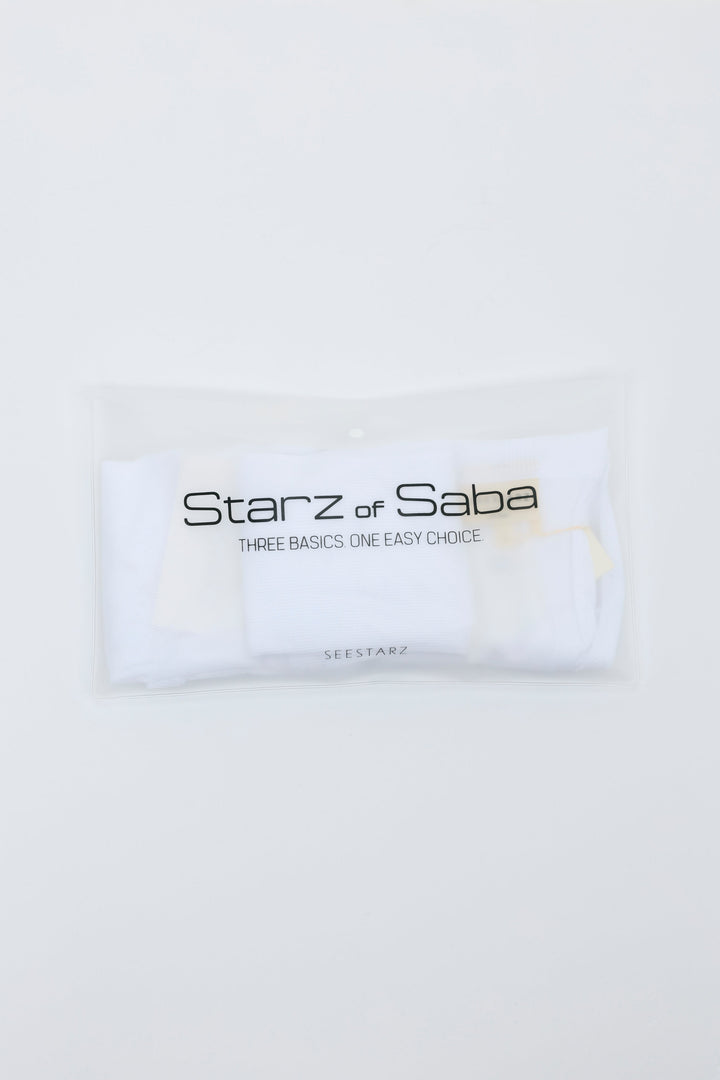 Starz Of Saba 3 White Tanks Pack