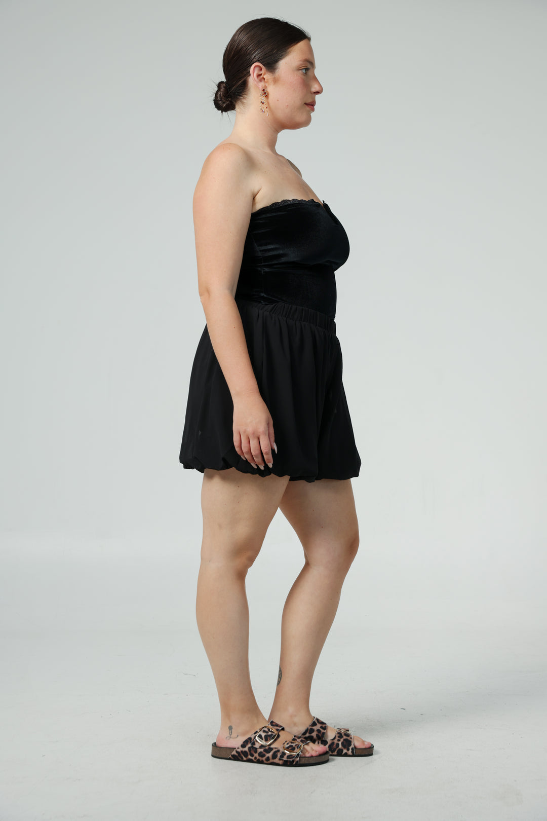 Sura Black Shorts