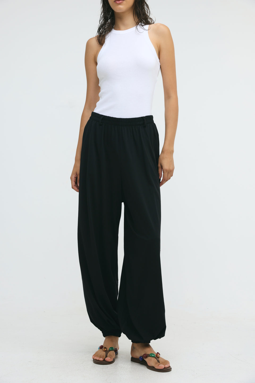 Dani's Black Balloon Joggers