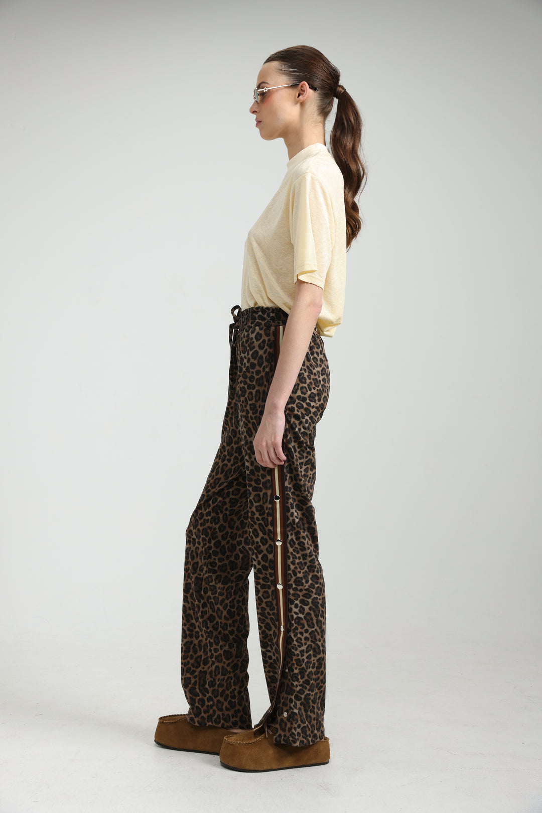 Popper Leopard/Brown Joggers