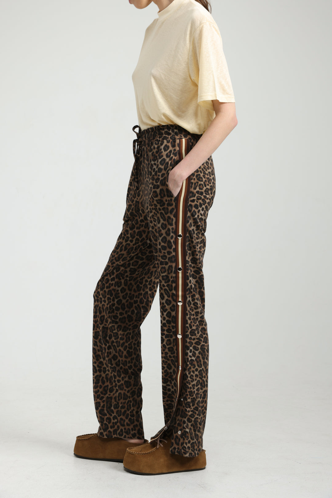 Popper Leopard/Brown Joggers