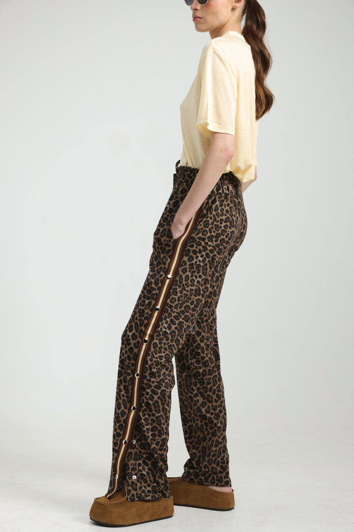Popper Leopard/Brown Joggers