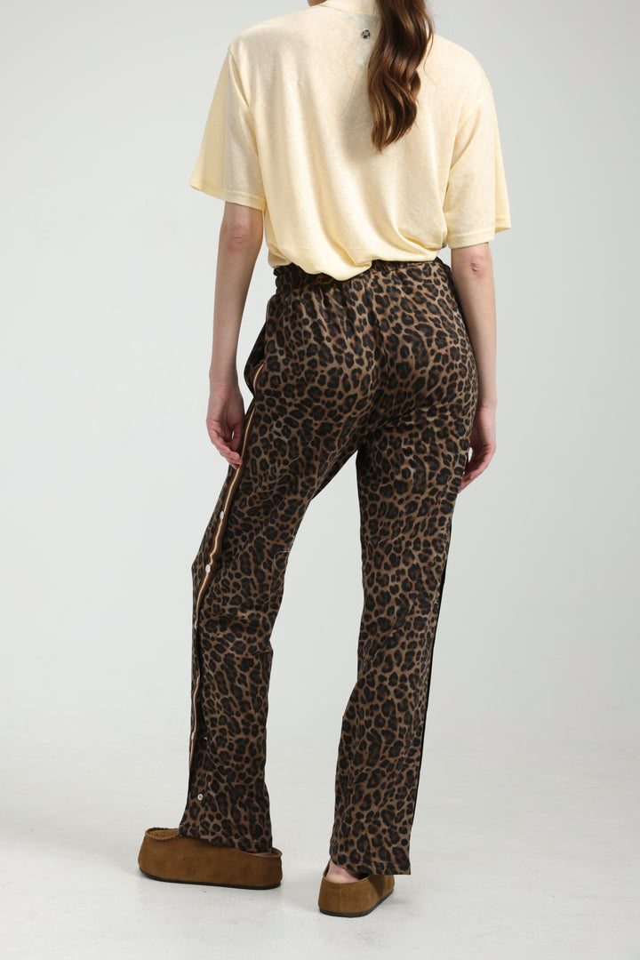 Popper Leopard/Brown Joggers