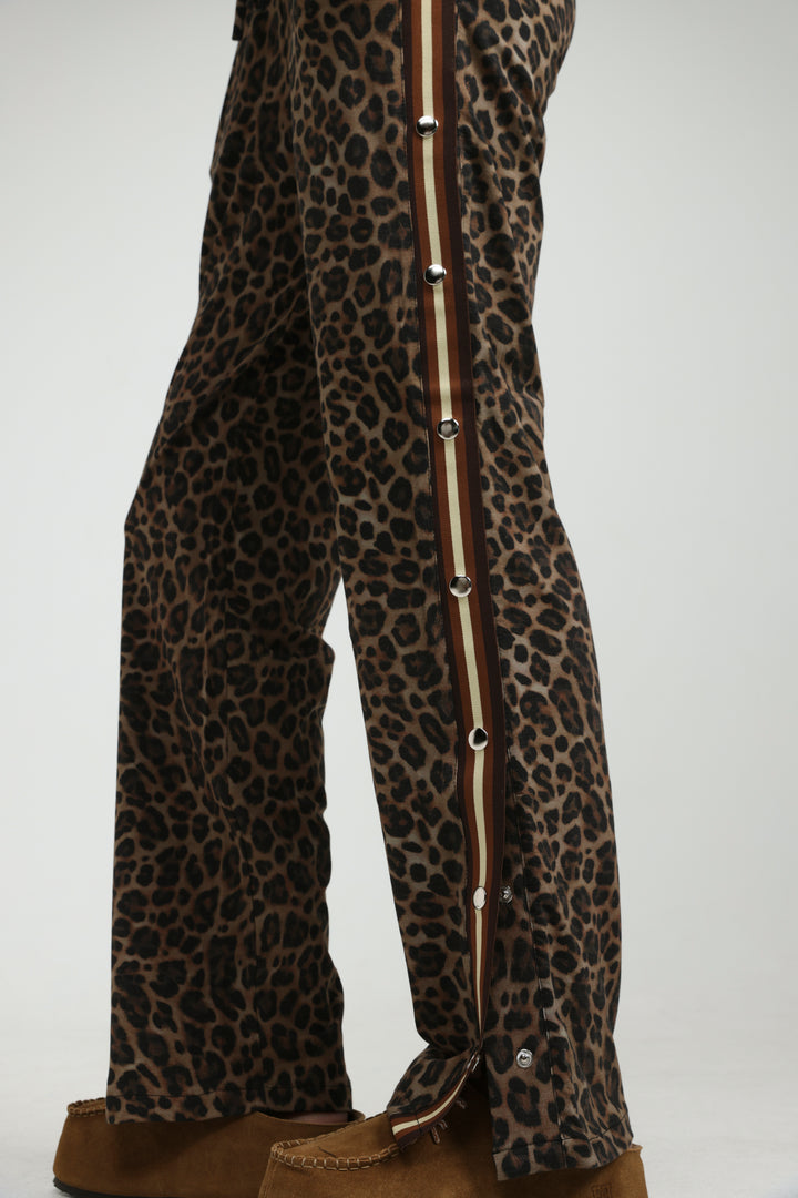 Popper Leopard/Brown Joggers