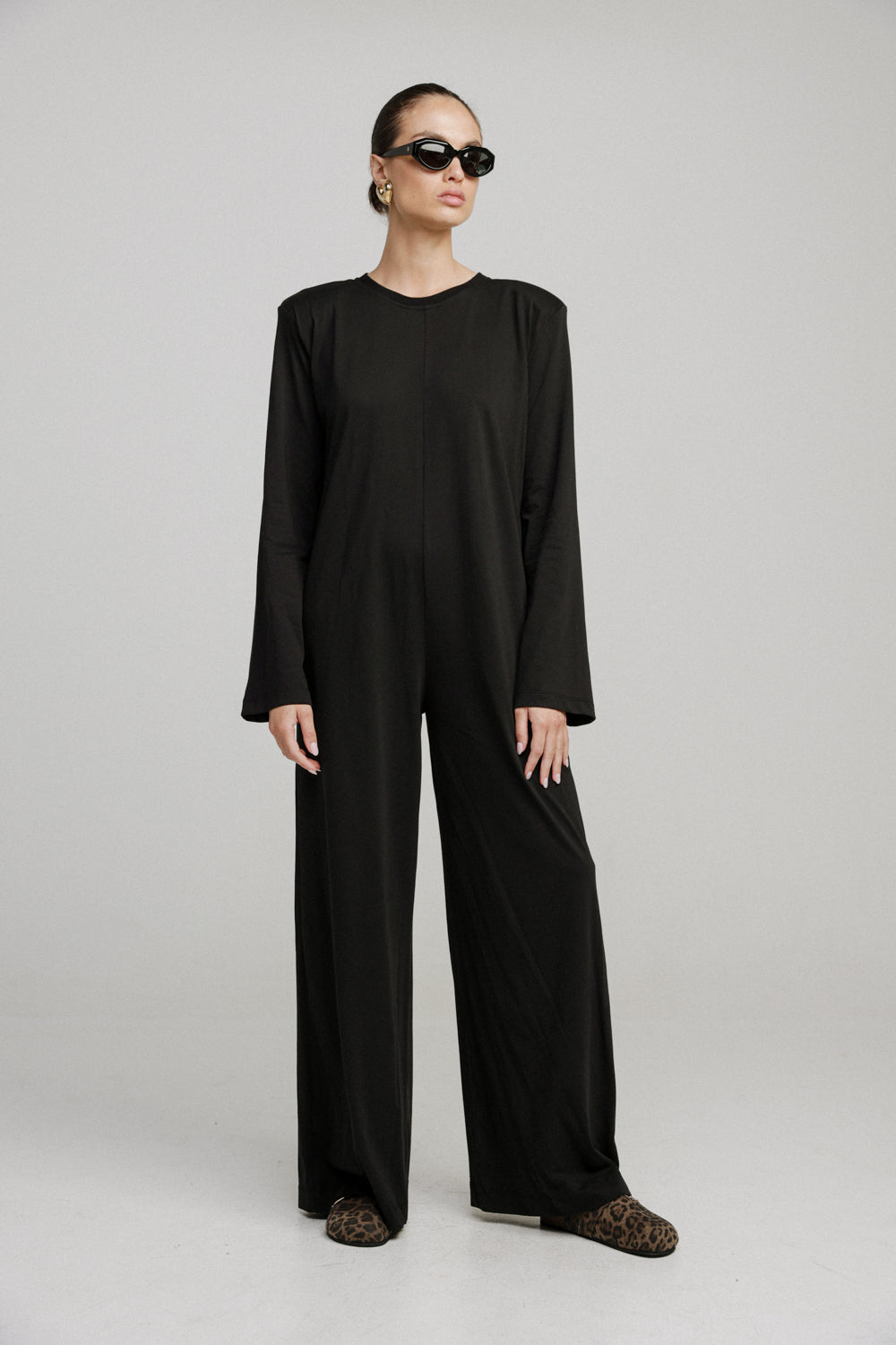 Easier Black Jumpsuit