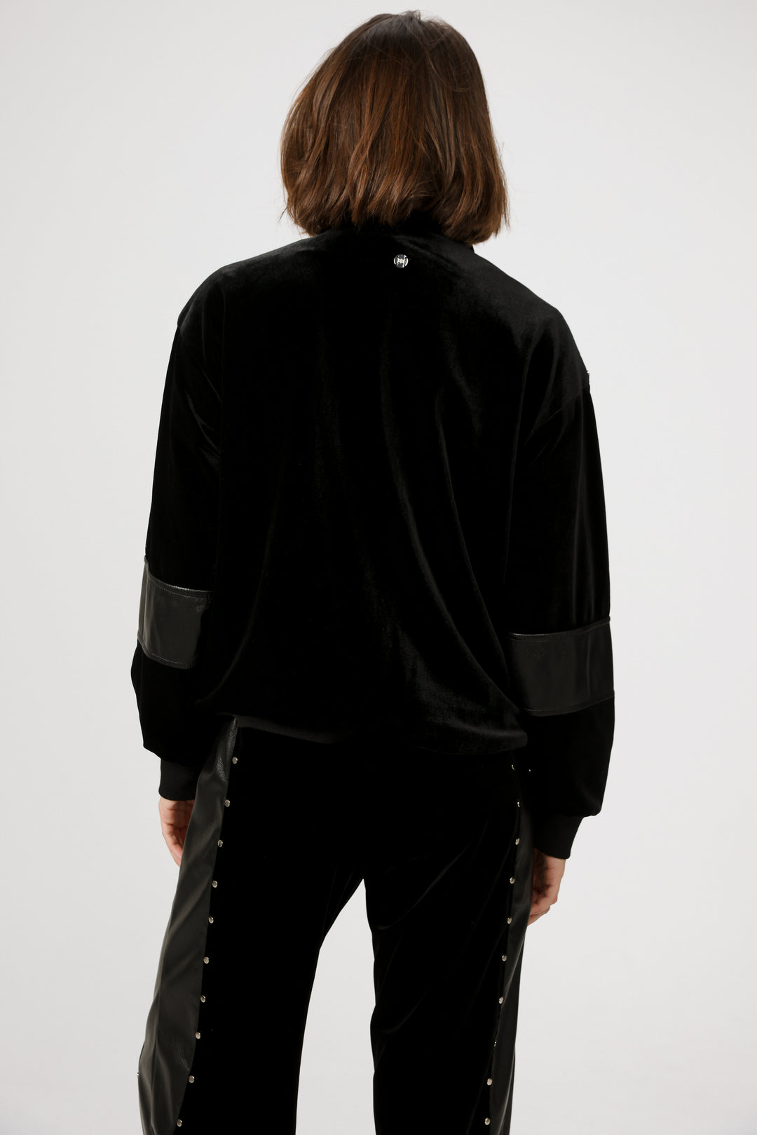 Studded Black Velvet Jacket
