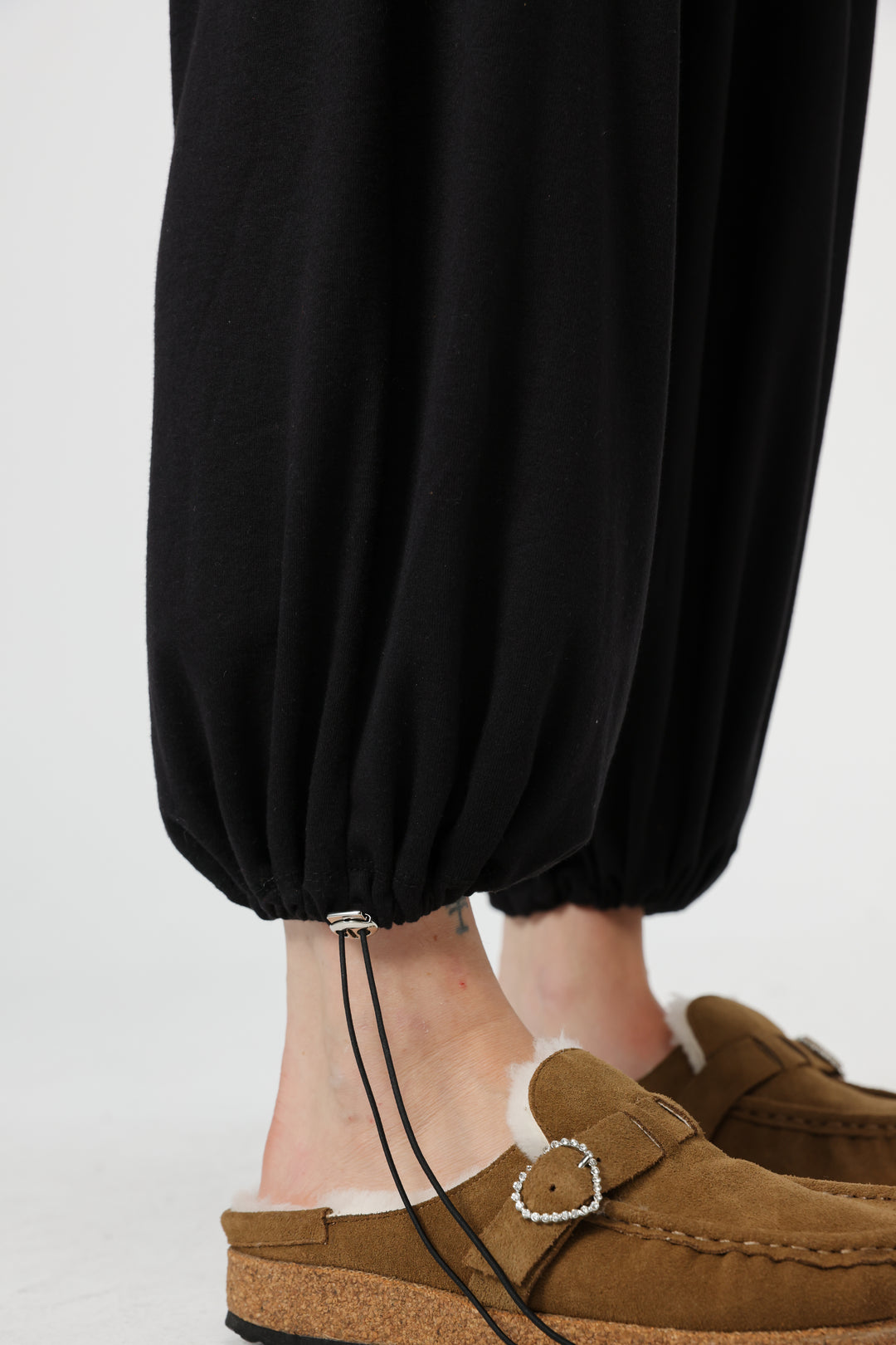 Attached Black Jumpsuit