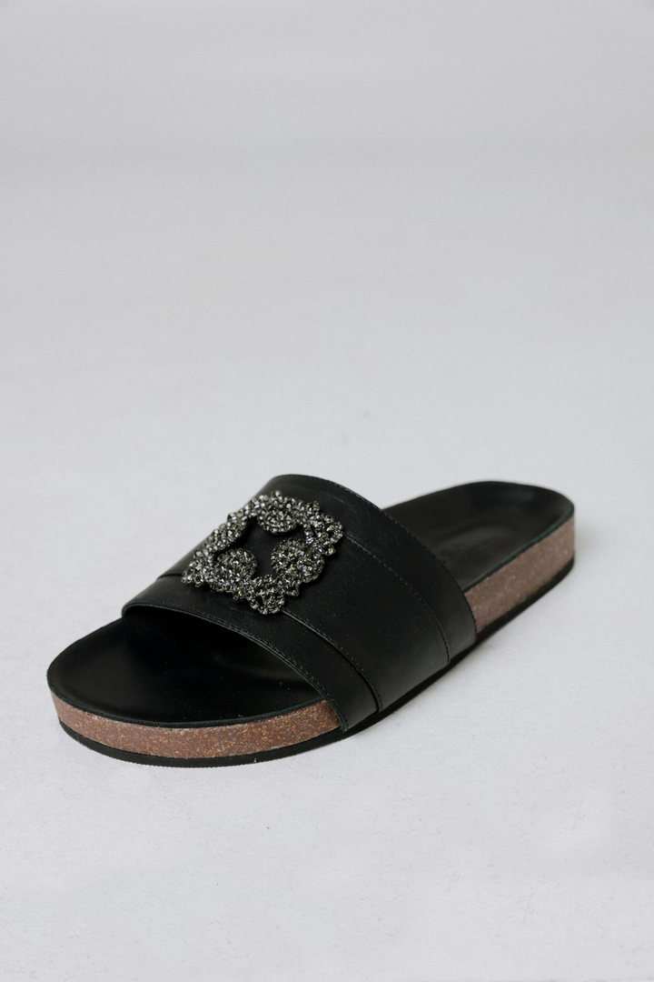 נעלי כפכפים שחורות לנשים NO.3 Black Sandals 