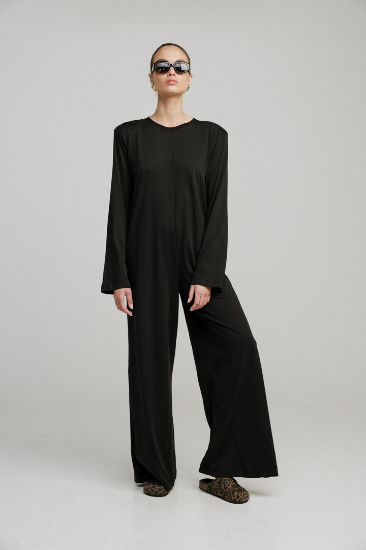 Easier Black Jumpsuit