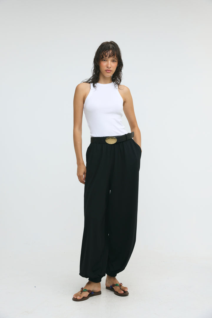Dani's Black Balloon Joggers