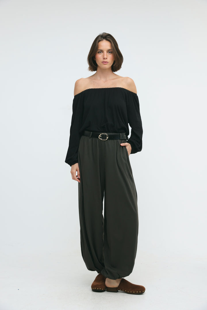 Passage Black Bodysuit