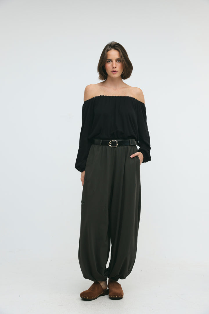 Passage Black Bodysuit
