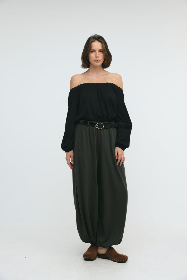 Passage Black Bodysuit