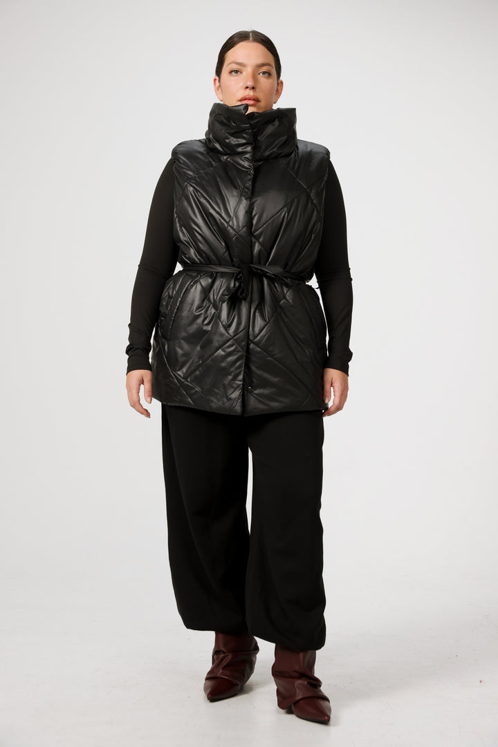 Find Cream Quilted Vest