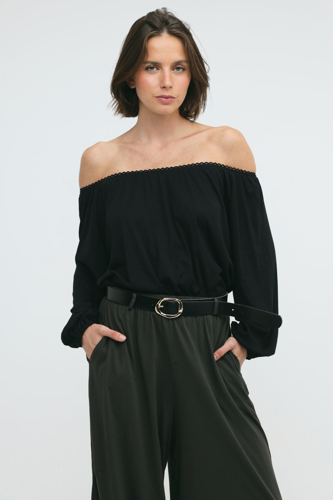 Passage Black Bodysuit