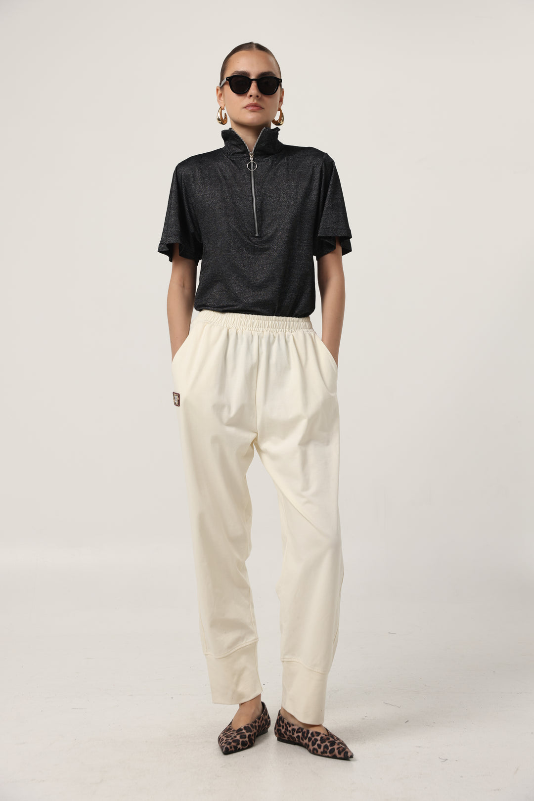 Adamon Sparkly Black Polo