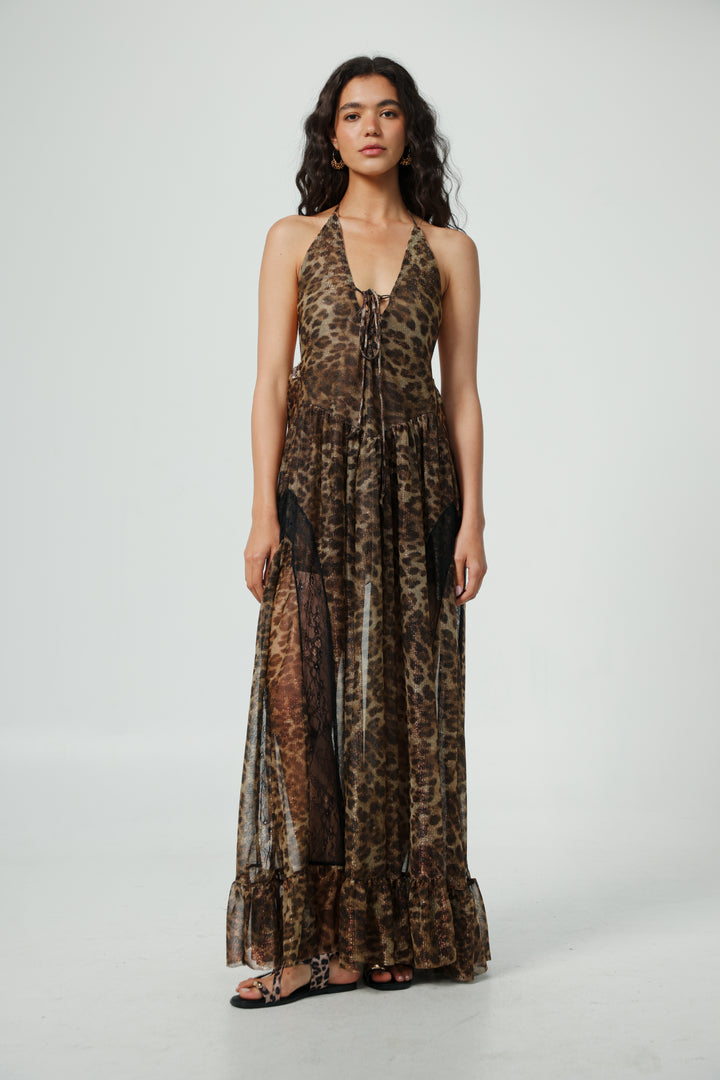 Frame Leopard Dress