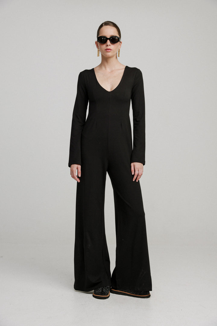 Corset Black Jumpsuit