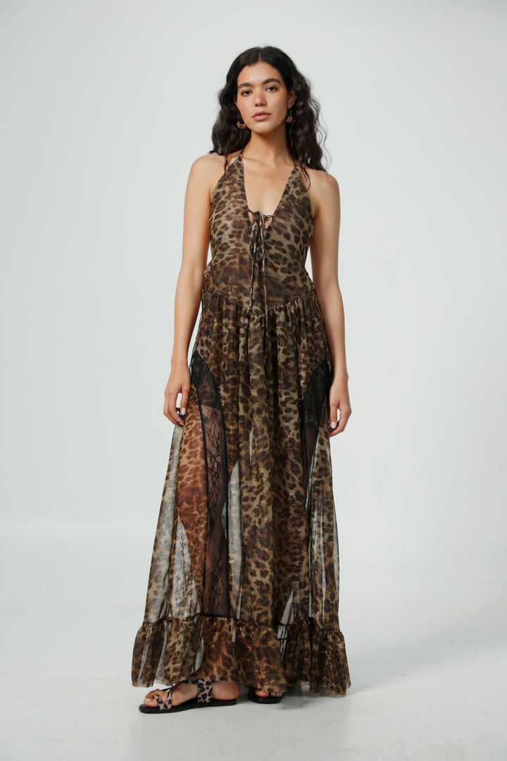Frame Leopard Dress