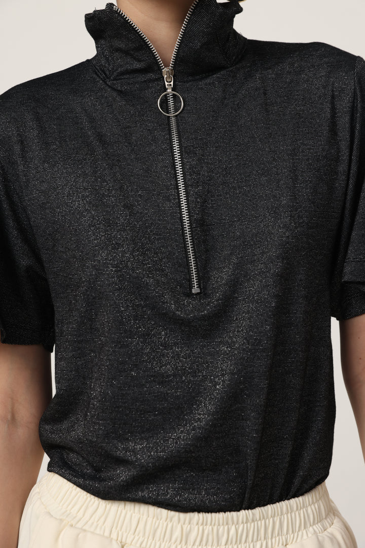 Adamon Sparkly Black Polo
