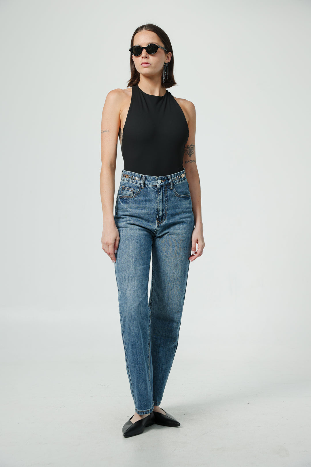 Chord Black Bodysuit
