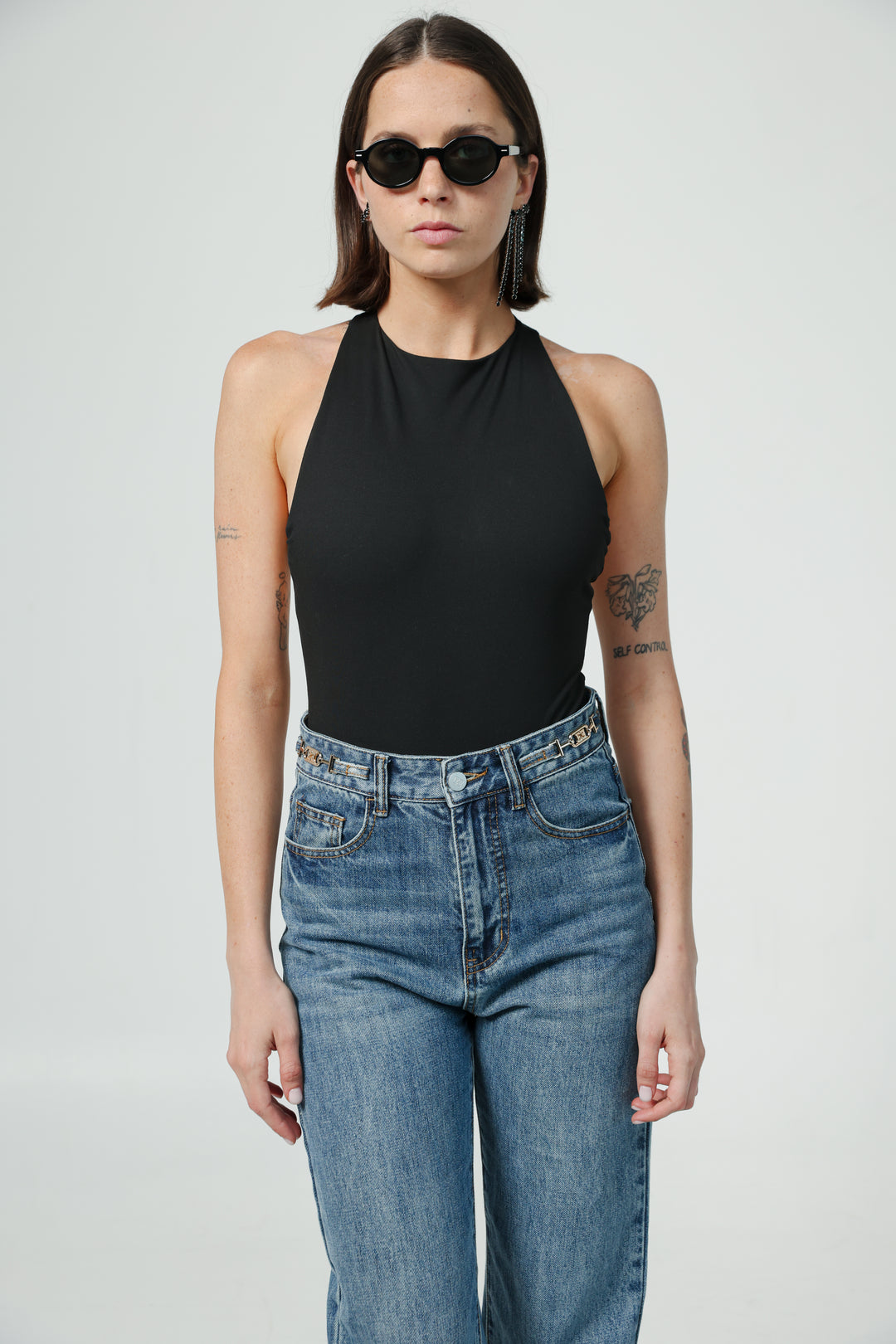 Chord Black Bodysuit