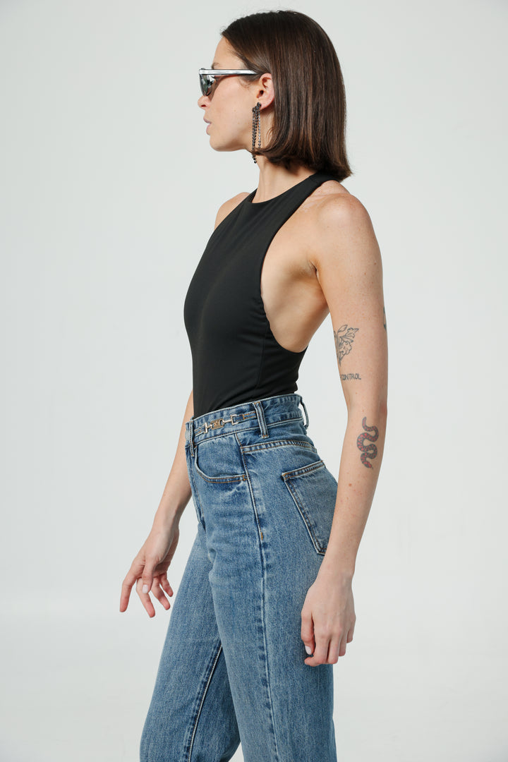 Chord Black Bodysuit