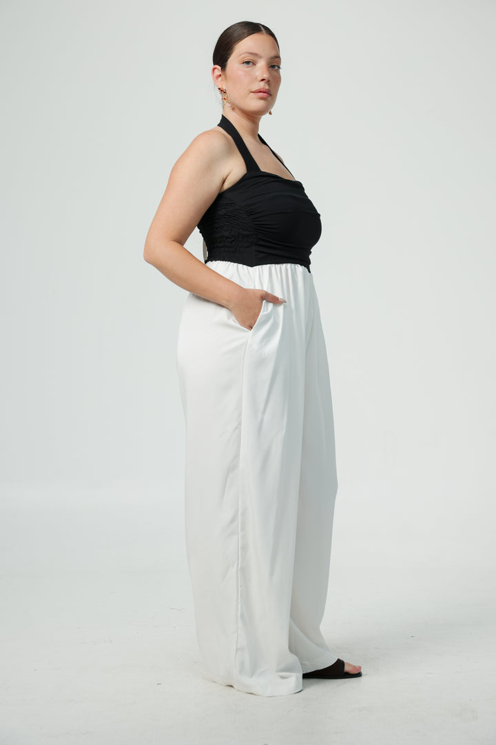 Breeze Black&White Jumpsuit