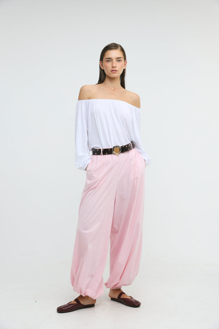 Dani's Pink Balloon Joggers