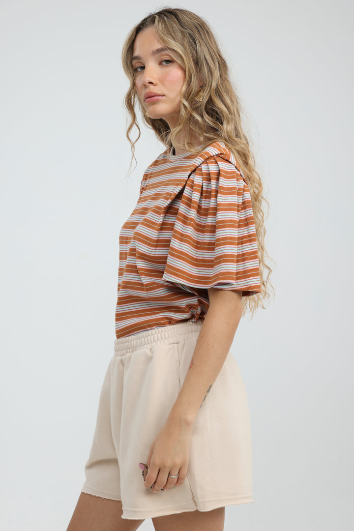 First Orange Stripes T-Shirt