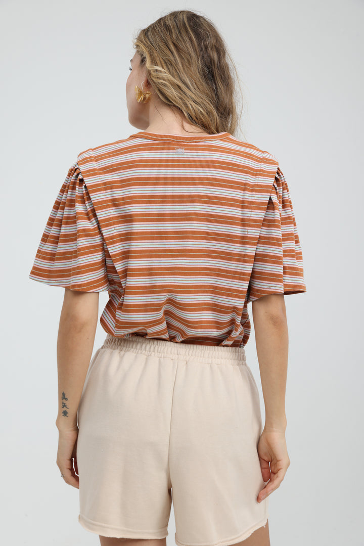First Orange Stripes T-Shirt