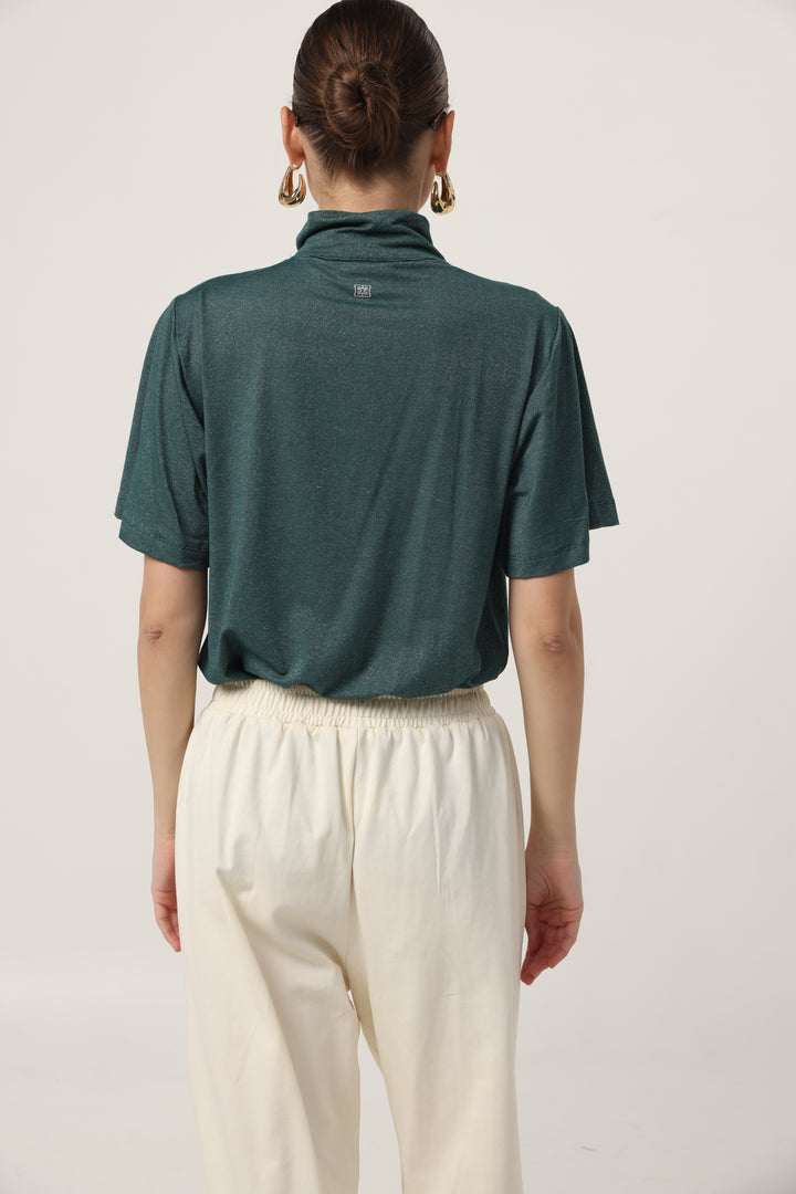 Adamon Sparkly Green Polo