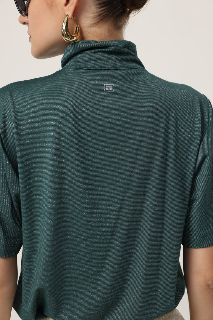 Adamon Sparkly Green Polo