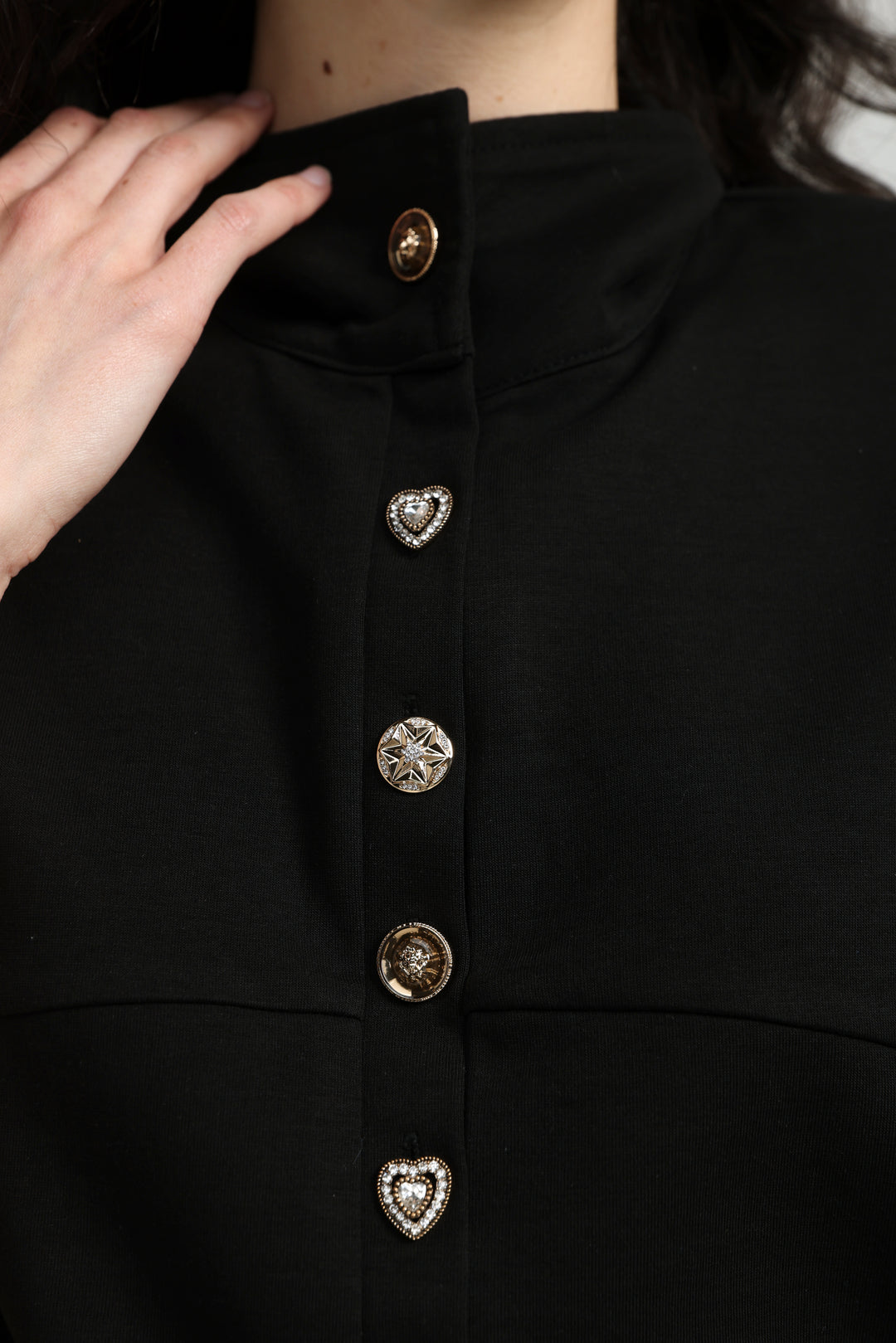 Sun Black Polo T-Shirt
