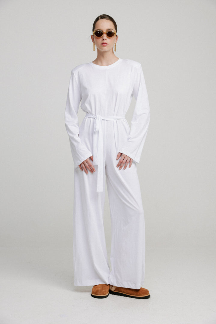 Easier White Jumpsuit