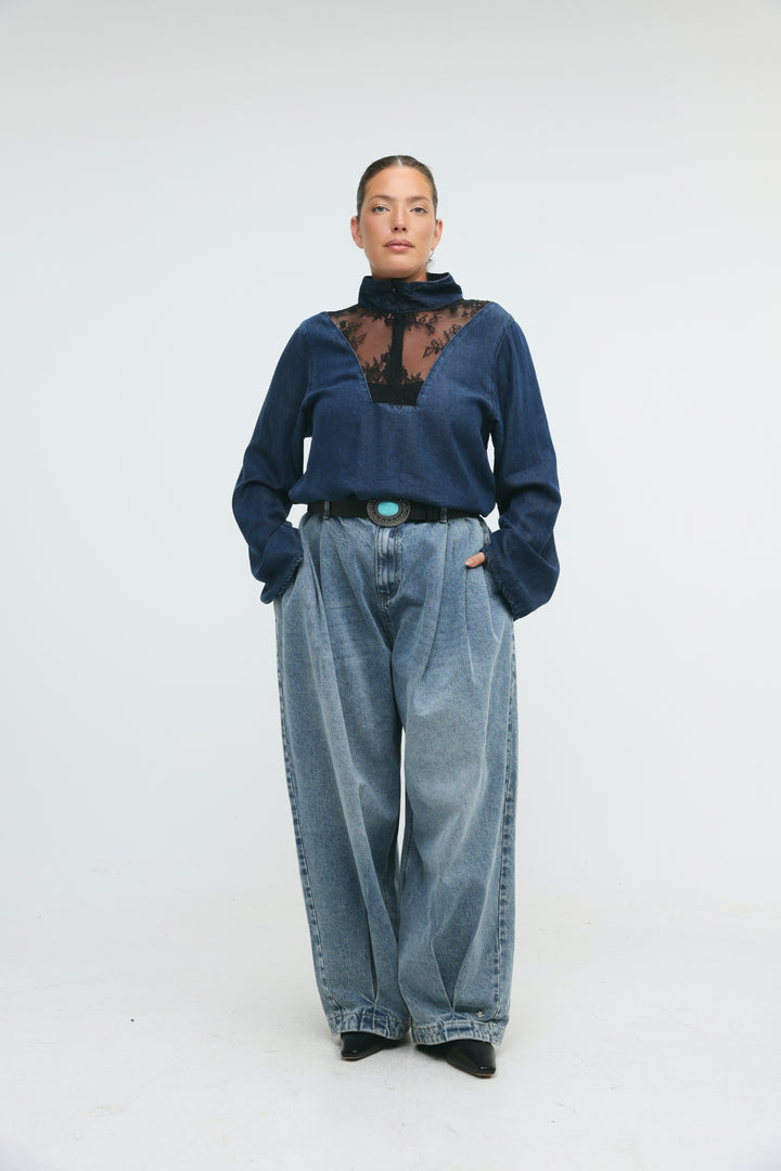 Star 752 Light Blue Cotton Denim