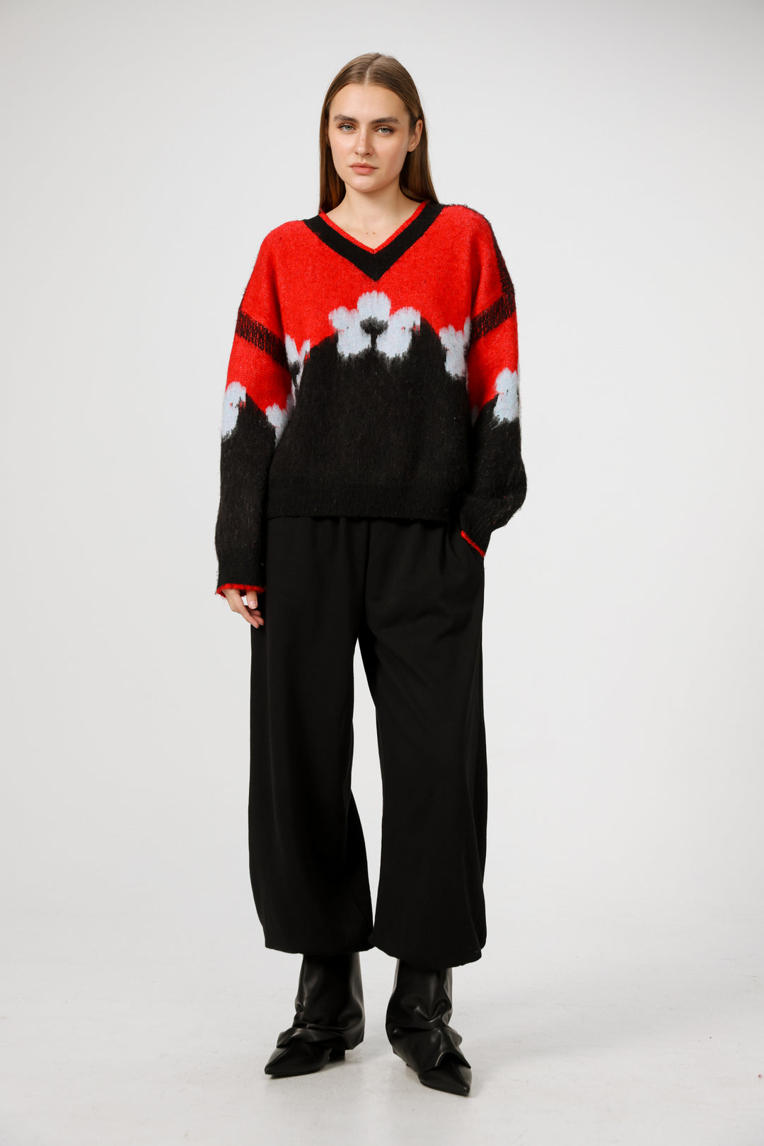 Me Red&Black Sweater