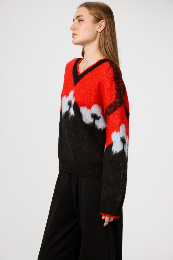 Me Red&Black Sweater