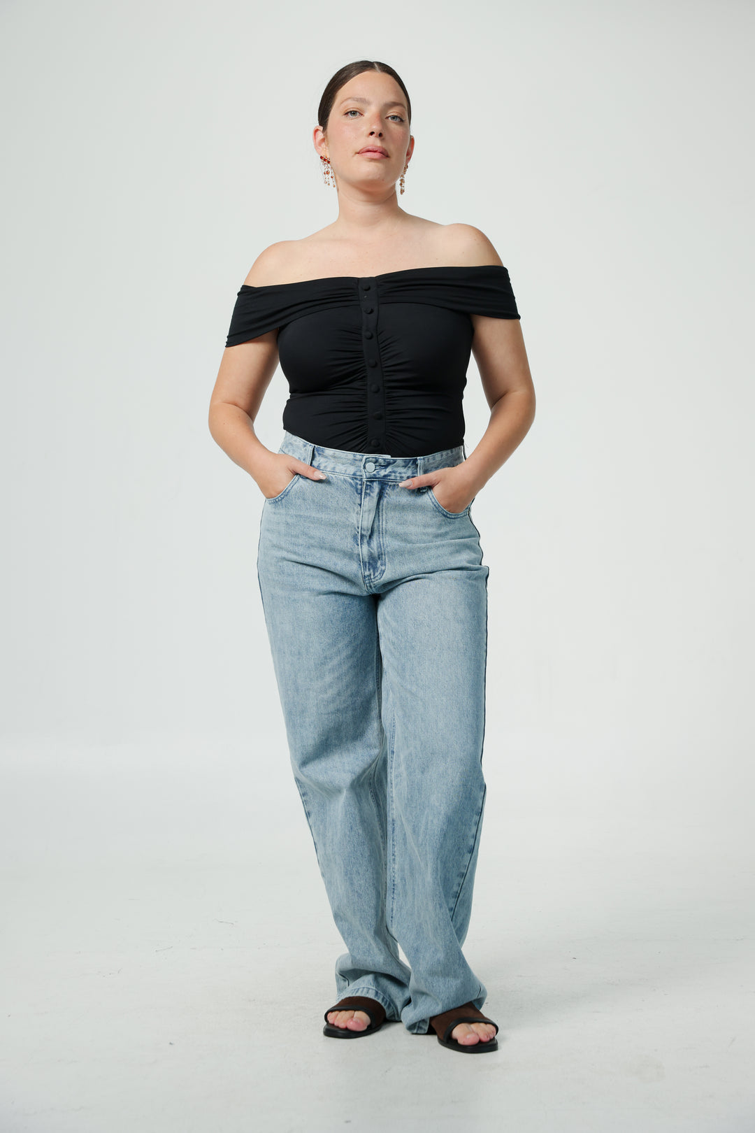 Yes White Off Shoulder Top