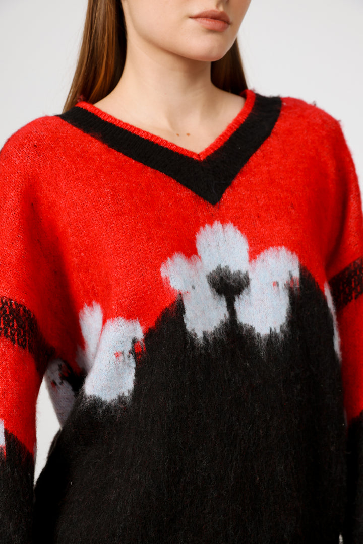 Me Red&Black Sweater