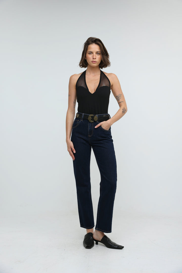 Strobe Black Bodysuit