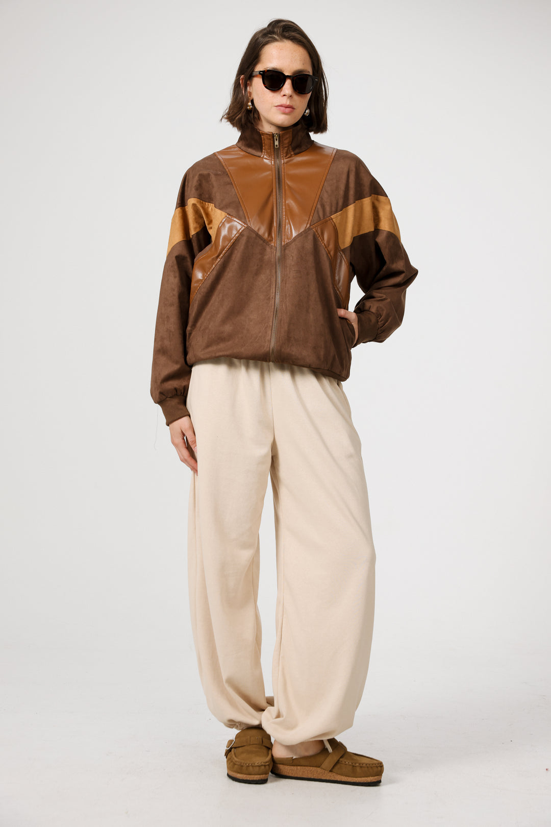 Yeah Brown Bomber Jacket