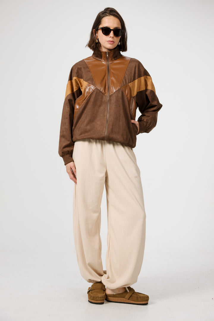 Yeah Brown Bomber Jacket