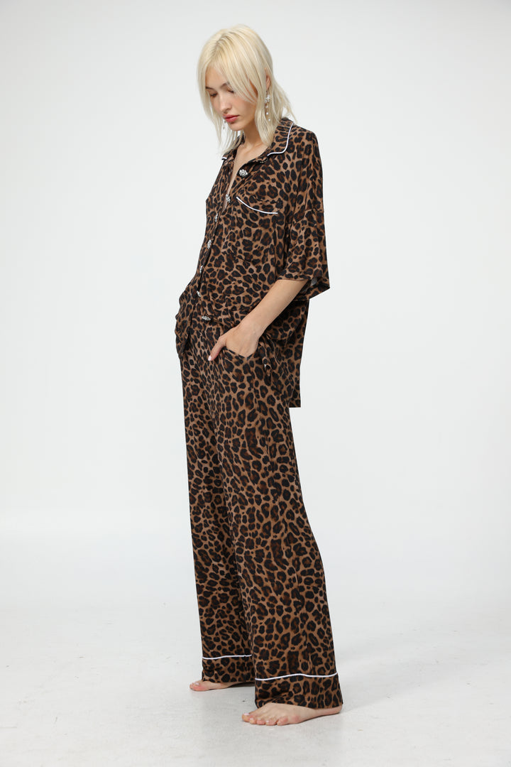 Digi Leopard Pajama Set